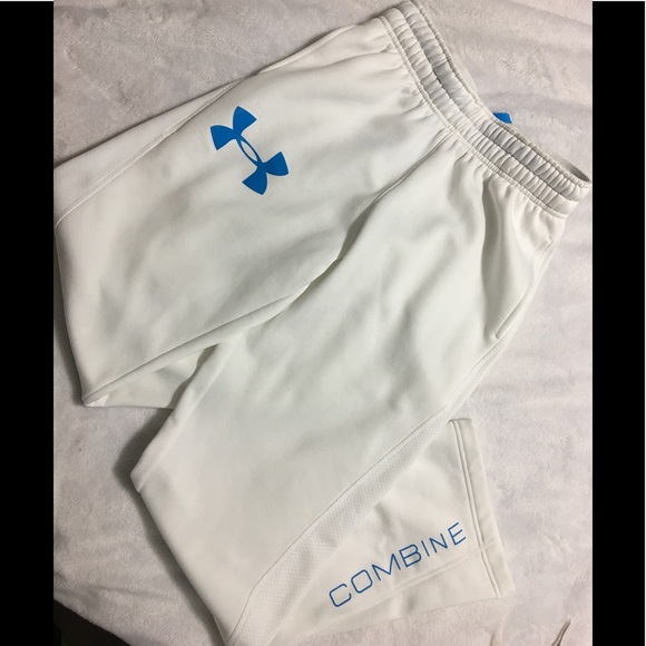 under armour white sweatpants